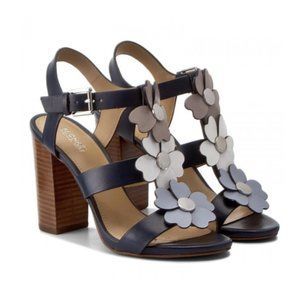 MICHAEL Michael Kors Leather Flower Kit Sandal US 10 Style #40S7KIHA1L